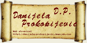 Danijela Prokopijević vizit kartica